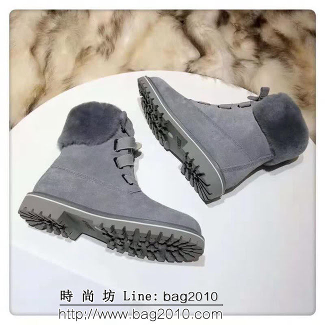 UGG 2018新品 3M防潑水 翻毛鞋幫 絲光牛反皮馬丁靴 QZS2715
